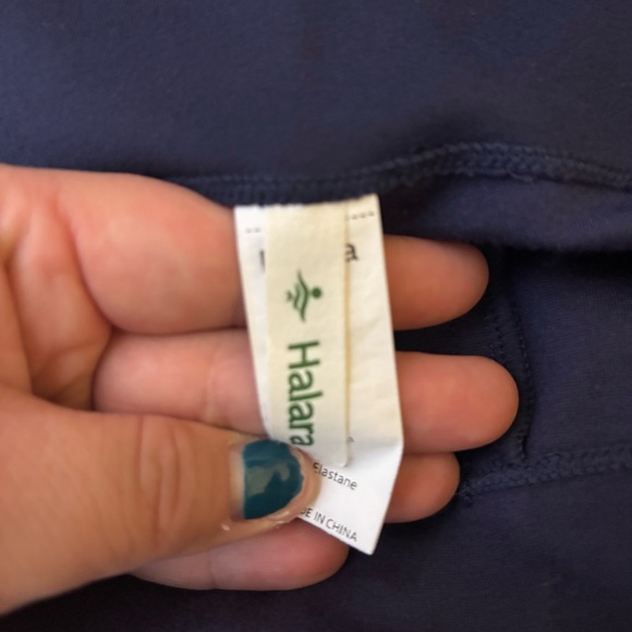 HALARA Women's Navy Flare Pants Size Medium - Picture 3 of 7